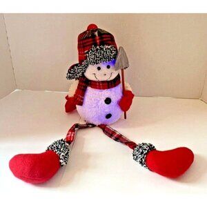 Rite Aid 10" LED Light Changing Snowman Christmas Holiday Decoration Dangle Legs